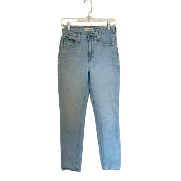 Madewell Tall Perfect Vintage Jean Fiore Wash Womens W 25/26 L30 Hi Rise Stretch - Picture 1 of 14